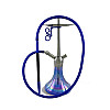 Кальян AMY Deluxe SS 13R LITTLE STICK 57 см Blue