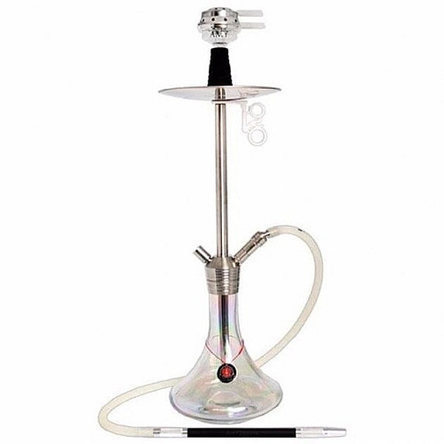 Кальян AMY Deluxe SS 09R Stick 75 см Сталь белый