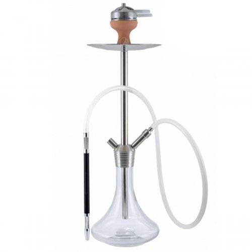 Кальян AMY Deluxe SS 09R Stick 75 см Сталь белый