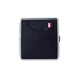 Портсигар на 20 сигарет Champ Fashion Flag Черный (40590555BL)