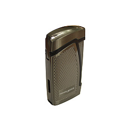 Зажигалка газова подвійного турбо для сигар Silver Match Bowroad DBL Blueflame Lighter Чорний лід (40674273DRI)