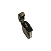 Зажигалка газовая двойное турбо для сигар Silver Match Bowroad DBL Blueflame Lighter Черный лёд (40674273DRI)