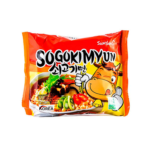 Суп рамен із яловичиною Sogokimyun Samyang 120г (16099)