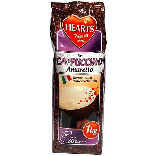 Капучино HEARTS Amaretto 10 шт х 1 кг