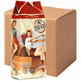 Кофе в зернах Montana Coffee Арабика Бразилия Yellow Bourbon natural 6 шт х 500 г