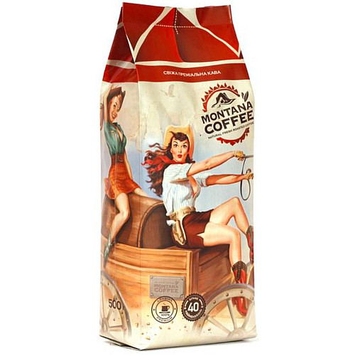 Кава в зернах Montana Coffee Арабіка Бразилія Yellow Burbon natural 6 шт х 500 г