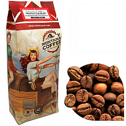 Кава в зернах Montana Coffee МАРАГОДЖИП НІКАРАГУА 6 шт х 500 г