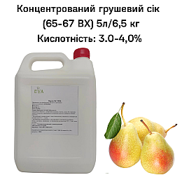 Концентрированный сок Eva Грушевый 5 л / 6,5 кг