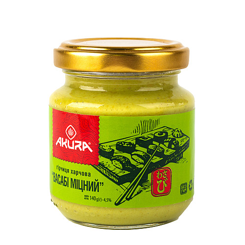 Гірчиця Васабі міцний ТМ Akura 140 г