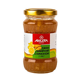 Джем імбирний з лимоном ТМ Akura 200 г
