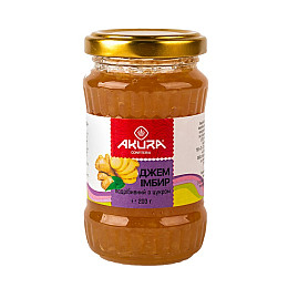 Джем  імбирний  з цукром ТМ Akura 200 г
