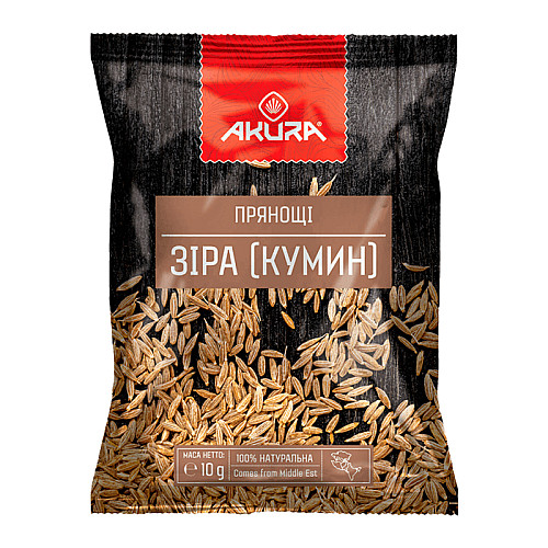 Цілі насіння Akura Зіра кумин 10 г