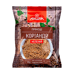 Коріандр мелений ТМ Akura 10 г