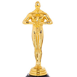 Нагорода спортивна Оскар C-5482 FDSO 25см Золотий (33508126)
