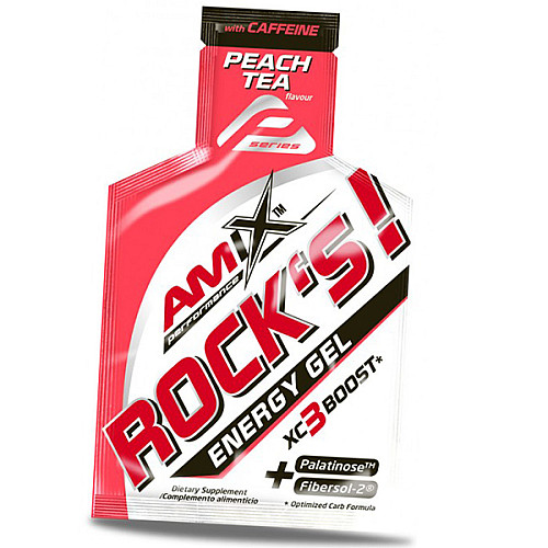 Энергетический Гель с кофеином Rock's Energy Gel with Caffeine Amix Nutrition 32г Персиковый чай (11135002)
