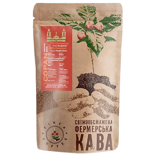 Фермерська кава в зернах Finca Coffee Copan 1 кг