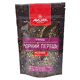 Перець чорний мелений Akura 100 г