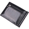 Зажим для денег из натуральной гладкой кожи ST Leather 19417 Черный