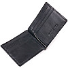 Зажим для денег из натуральной гладкой кожи ST Leather 19417 Черный