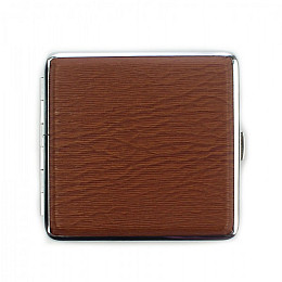 Портсигар на 20 сигарет Champ Pu Cigarette Case Коричневый (40444516BR)