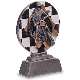 Статуетка нагородна спортивна Мото Мотоцикліст HX4785-D FDSO Срібний (33508298)