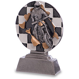 Статуетка нагородна спортивна Мото Мотоцикліст HX4785-D FDSO Срібний (33508298)