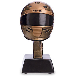 Статуетка нагородна спортивна Мото Шлем HX1514-B FDSO Бронза (33508300)