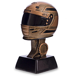 Статуетка нагородна спортивна Мото Шлем HX1514-B FDSO Бронза (33508300)