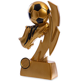 Статуетка нагородна спортивна Футбол Бутса з м'ячем C-1720-A FDSO Золотий (33508285)