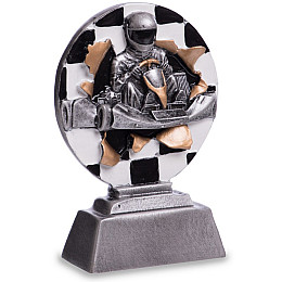 Статуетка нагородна спортивна Мото Мотоцикліст HX4789-D8 FDSO Срібний (33508297)