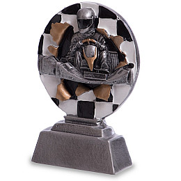 Статуетка нагородна спортивна Мото Мотоцикліст HX4789-D8 FDSO Срібний (33508297)