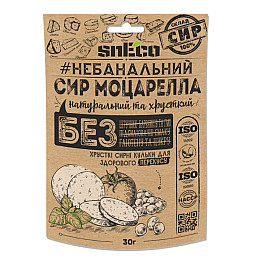 Сир хрусткий сушений snEco Моцарелла 30 г