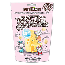 Сир хрусткий сушений snEco для дiтей PINK 28 г
