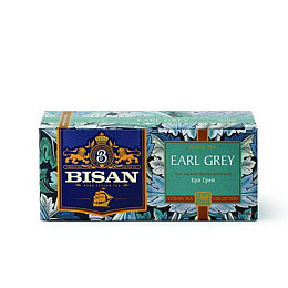 Чай черный пакетированный BISAN Earl Grey 1,5 г*25 шт