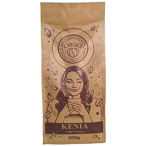 Кава моносорт у зернах Orso Colombia Decaf 100% Арабіка 500 г