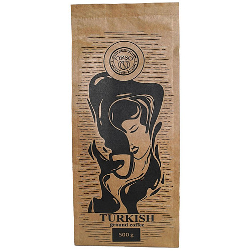 Кава моносорт мелена Orso Turkish 100% Арабіка 500 г