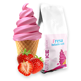 Смесь для молочного мороженого Soft Клубника 1 кг