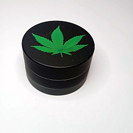 Гриндер для измельчения табака Amsterdam ASHTRAY HL-205 Конопля Black (10859-hbr)