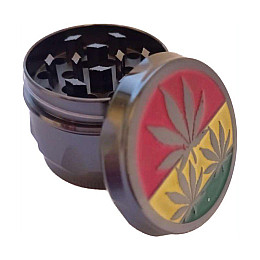 Гріндер для розмелу тютюну ASHTRAY HL-200 Конопля Black (10874-hbr)