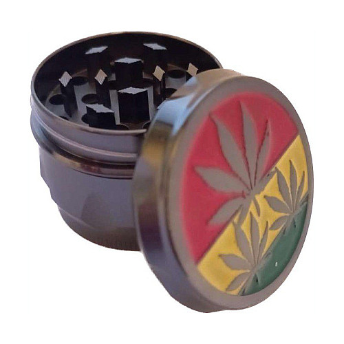 Гриндер для измельчения табака ASHTRAY HL-200 Конопля Black (10874-hbr)