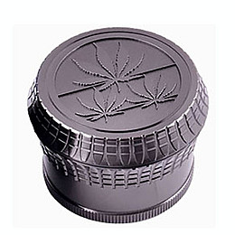 Гріндер для подрібнення тютюну ASHTRAY HL-201 Конопля Сірий (10880-hbr)