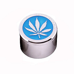 Гріндер для подрібнення тютюну ASHTRAY HL-244 Конопля Blue (10856-hbr)