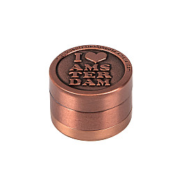 Гріндер для розмелу тютюну ASHTRAY HL-246 I Сердечко Amsterdam Bronze (10933-hbr)