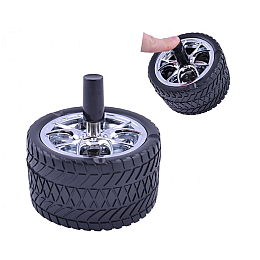 Пепельница бездымная юла Pasabahce №1606 Колесо Black (do305-hbr)