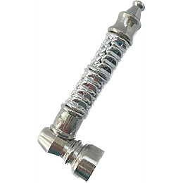 Гриндер для измельчения табака + трубка Lighter №YD-486 Silver (10843-hbr)