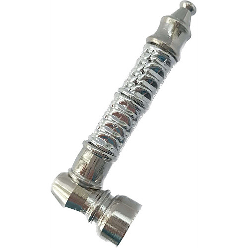 Гріндер для подрібнення тютюну + трубка Lighter №YD-486 Silver (10843-hbr)