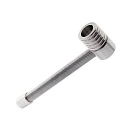 Трубка курительная металлическая пружина Changfeng HL-181 Silver (10532-hbr)