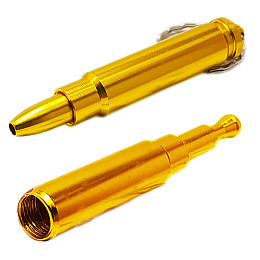 Трубка курительная металева куля Changfeng HL-193 Gold (10535-hbr)