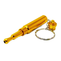 Трубка курительная металева куля Changfeng HL-193 Gold (10535-hbr)