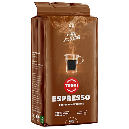 Кофе молотый Trevi Espresso 60% Арабика 40% Робуста 250 гр х 12 шт